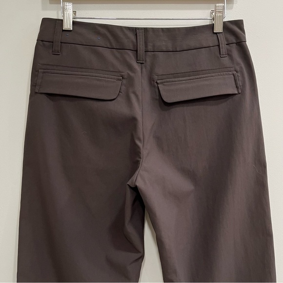 Patagonia chocolate brown hiking pants straight leg zipper pocket woman’s size 6 - Picture 4 of 11